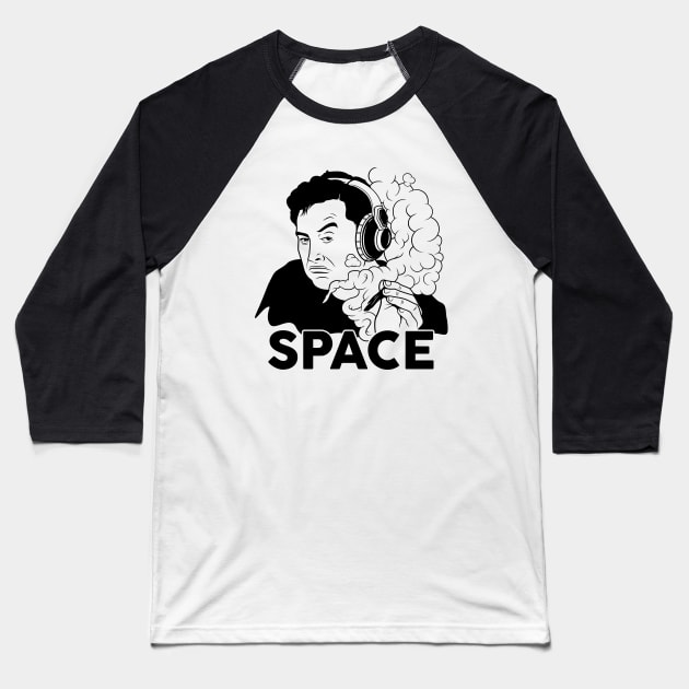 Elon Musk Baseball T-Shirt by Woah_Jonny